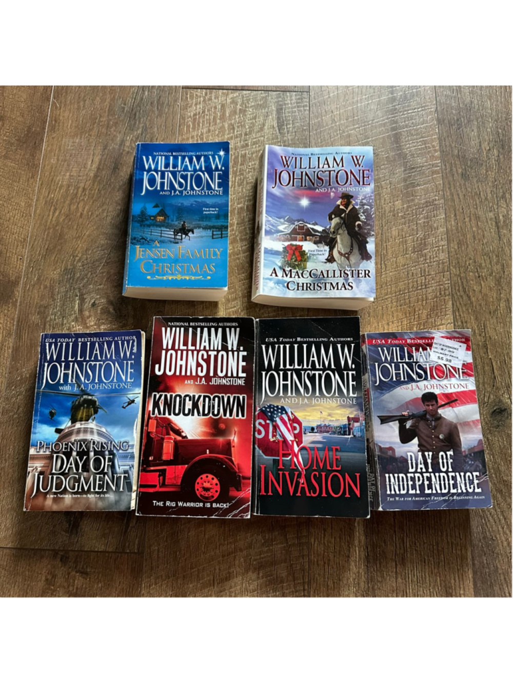 William W. Johnstone Collection of 6 Paperback Books